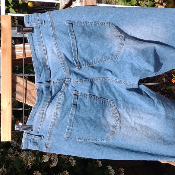 Midiross Button Fly Jeans Bootcut Lighter Wash L - Picture 7 of 8